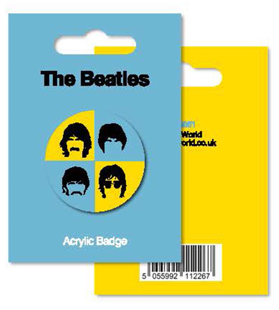 My World: Acrylic Badge - The Beatles